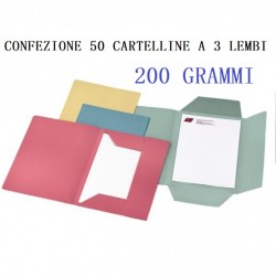 Cartelle 200 gr. a 3 Lembi...