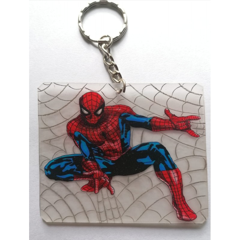 Disney Spiderman portachiavi Cartoon Cute Spider Man Figure portachiavi per  zaino moda ornamento accessori regali per bambini